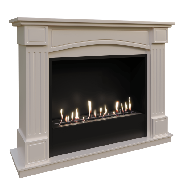 Биокамин в портале Firezo Boston Белый