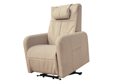Кресло реклайнер с подъемом FUJIMO LIFT CHAIR F3005 FLWL Ваниль (Sakura 4)