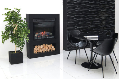 Портал Dimplex Loft под XHD 25 черный с дровами
